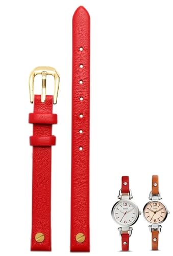 Bracelet montre cuir 8 mm Fossil ES4340 ES4119 ES4000 avec vis