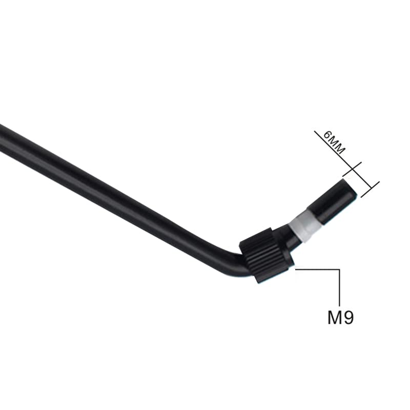 LGEGE 6mm Double Tremolo Arm (Black), Tremolo Bar, Whammy Bar for Floyd Rose Tremolo System Electric Guitar Replacement - Image 2