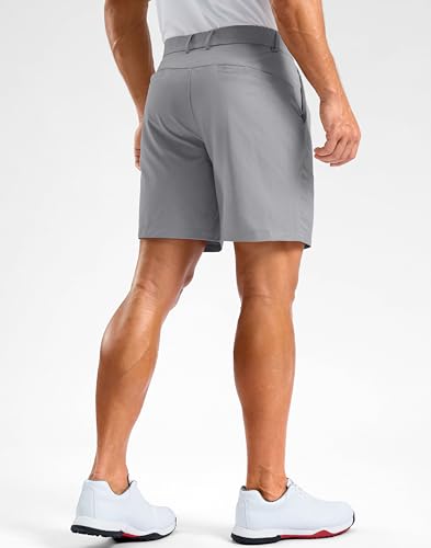 Image of Soothfeel Men's Casual Shorts 5 /7 /9 Inch Golf Dress Shorts for Men Flat Front Work Lightweight Quick Dry with 4 Pockets
