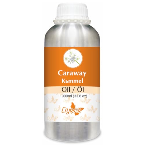 Crysalis -Aceite de alcaravea (Carum carvi) – 1000 ml/33,8 Fl oz