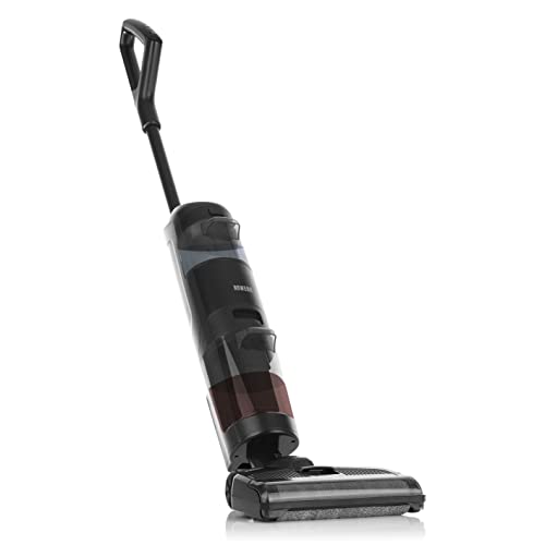 N8WERK Akku-Bodenreiniger 3 in 1 - Saugen, Nass- & Trockenwischen | Bis zu 60 Min. Laufzeit, LED-Display, Selbstreinigung | Bedienung am Handgriff, kabellos