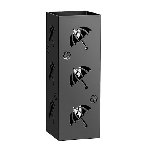 傘立て 金属製 安定 大容量 シンプル ブラック 傘入れ スリム 玄関収納 水受けトレイ付き アンブレラスタンド レインラック 折り畳み傘兼用