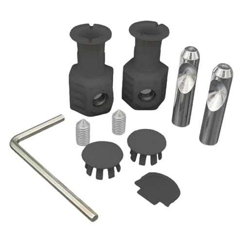 Wandmontierte WC Befestigungsset,Intelligentes WC-Befestigungsschrauben,WC Sitz Armaturen,Toilettenmontage Badezimmer Hardware,Edelstahl Öldeckelschrauben Zubehör für Geschlossenes Toiletten