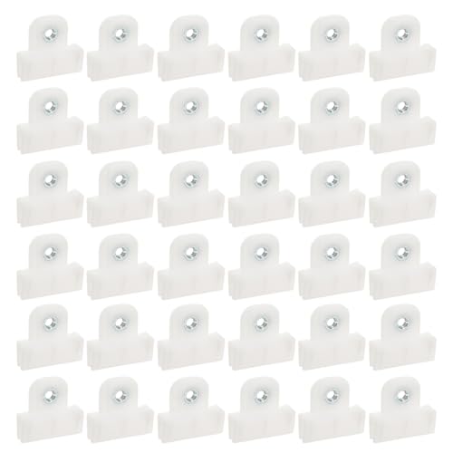 Clips de regulador para evitar vibraciones en el cristal del coche, pack de 50 retenedores blancos