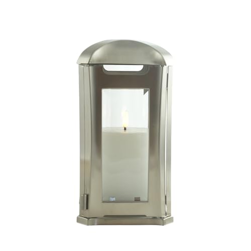 designgrab AEL5 Grablampe Venezia aus Edelstahl, Silber, 13 x 13 x 24 cm