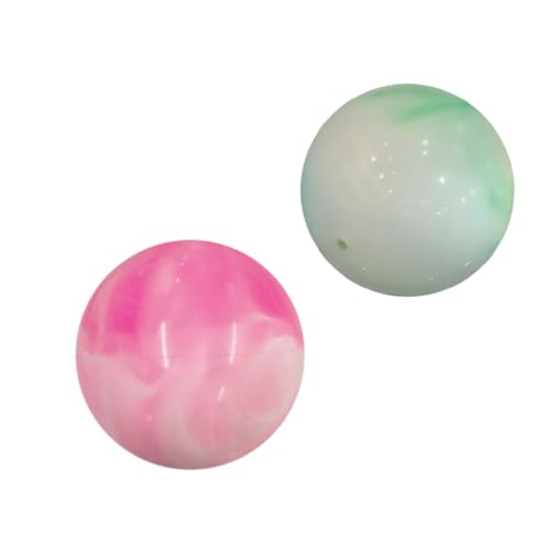 Image of GENIE'S Toy Bus 9-Inch Marble Play Ball | Interactive | for Pool, Beach & Garden | Perfect for Outdoor & Indoor Play | PVC Ball for Kids & Adults I Pack of 2 (Multicolor)