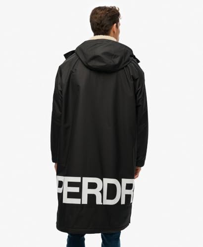 Superdry Robe ABRIGO Mixte en Maille Légère Automne Hiver