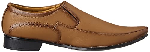 Image of Centrino Mens Formal Shoes |Slip-On Men's Formal Shoe | Stylish Non-Lace Design | Soft Cushioned Insole for Comfort | Perfect for Office & Formal Wear (20225)