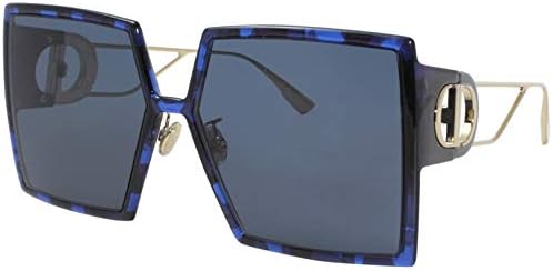 Christian Dior 30Montaigne JBWA9 Sunglasses Women’s Blue Havana-Gold/Blue Lenses Christian Dior 30Montaigne JBWA9 Sunglasses Women’s Blue Havana-Gold/Blue Lenses