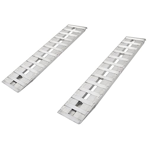 72" Aluminum Car Hauler Beavertail Trailer Ramps