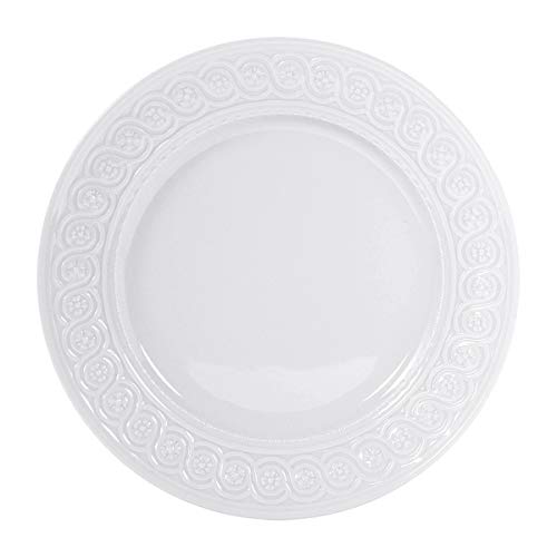 Bernardaud-Louvre-White-Set-of-4-Dinner-Plates-0542-13