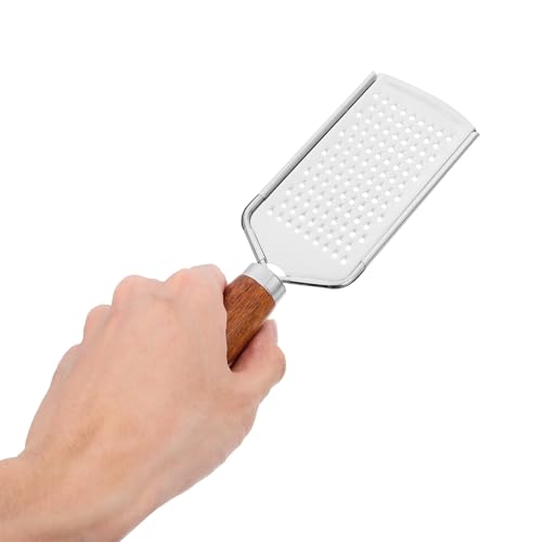 Set de 2 ralladores de queso de acero inoxidable con mango de madera miniatura 3