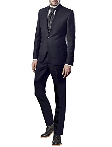 Ensemble costume homme coupe classique veste revers deux boutons