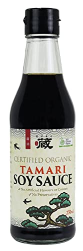 Kura Certified Organic Tamari Soy Sauce, 250 ml