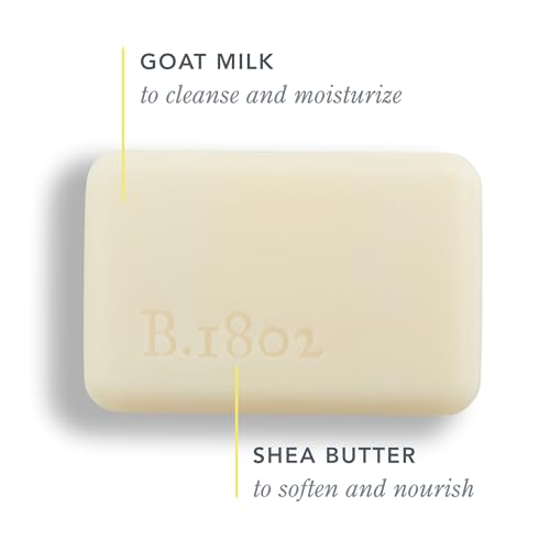 Beekman 1802 Goat Milk Body Soap Bar 3-Piece Set, Sunshine Lemon - Scented - 3.5 oz - Nourishes, Moisturizes & Hydrates - 100% Vegetable Soap with Lactic Acid - Good for Sensitive Skin - Cruelty Free