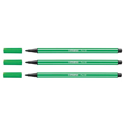 STABILO Fasermaler Pen 68 – Strichstärke 1,0 Mm, Farbe Umbra, Wasserbasierte Tinte