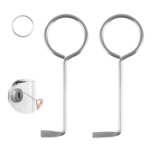 2 Stück Profi Dietrich Set, Buntbartschlüssel Universal, Schlüsseldienst Türöffner Schlüssel für Bunt-Bart-Schloss Öffner,Professionellen Schlüsseldienst, Universal Schlüssel 2 Stück Profi Dietrich Set, Buntbartschlüssel Universal, Schlüsseldienst Türöffner Schlüssel für Bunt-Bart-Schloss Öffner,Professionellen Schlüsseldienst, Universal Schlüssel