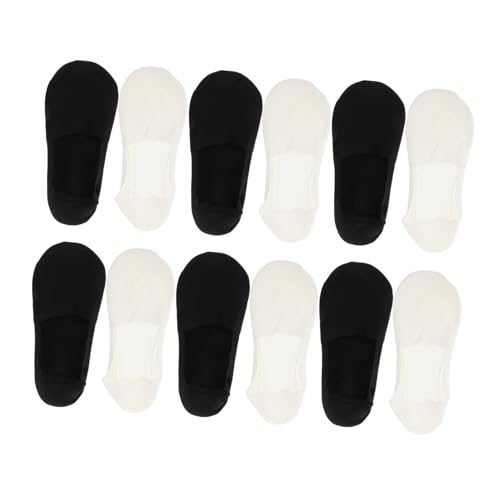 VERDANVERSE 6 pares Calcetines Invisibles Hombre Pack Calcetines Hombre Verano Bajo Corte Transpirables y Antideslizantes Diseño Oculto para Zapatos Cómodos y Duraderos