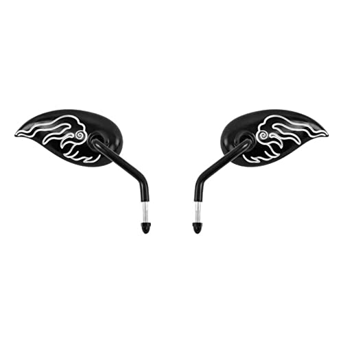 Rétroviseurs moto CNC haut de gamme en aluminium anodisé 8mm pour Sportster 1200 et Touring