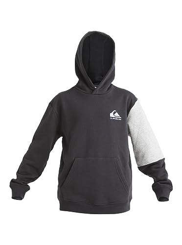 Quiksilver Colour Flow - Pullover Hoodie for Boys 8-16, Black, 8 Years