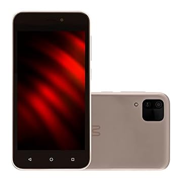 Smartphone E 2 Dourado 32GB 3G Wi-Fi Tela 5,0” Dual Chip Android 11 (Go Edition) Quad Core Multilaser – P9148