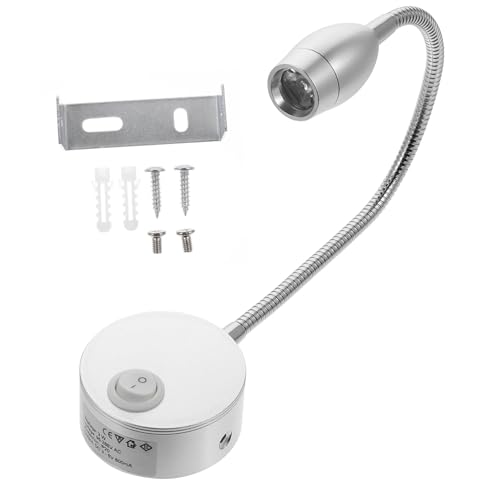 POPETPOP 1pc Creative Flexible Led Reading Light Home Bedside Lamp for Reading Dorm Room Night Light Design
