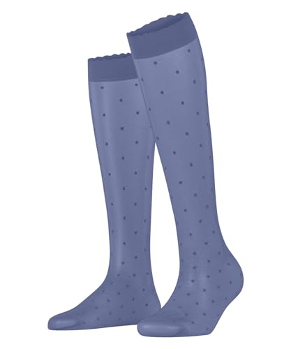 Image of FALKE Women's Dot 15 Denier Knee-High Socks, Patterned Stockings, Casual and Dress, Ultra Sheer Fine Mesh, Nylon