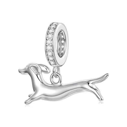 Image of MUNDELL Conch Bead Charm Dachshund Dala Horse Pendant Charm Bird Sun Charm for Original Charm Bracelet or Bangle