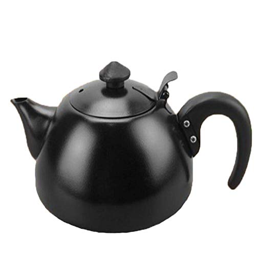 Kung-Fu-Tee, Induktionsherd, Wasserkocher, Edelstahl, Haushalts-Wasserkocher (Schwarz 1,0 L) A.