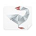 Geometric Goose Origa Pattern Cleaning Cloth Screen Cleaner 2pcs Suede Fabric
