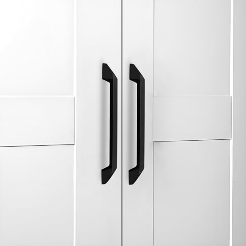 Image of Plantex Cabinet Handle /Kitchen Cabinet Door Handle /Wardrobe /96 mm Cupboard Handle /Door Pull-Push Handle for Home /Office - Pack of 2 (Black)