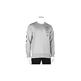 Gerippter Rundhalsausschnitt adidas Herren Athletics International Crew Knieschoner, Herren, Knieschoner, DH9861, Medium Grey Heather, Größe S