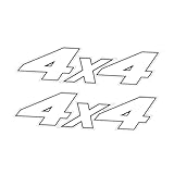 HONMEET 2個 防水車用ボディステッカー トラック オフロード対応 車体装飾デカール 車の欠損カバー