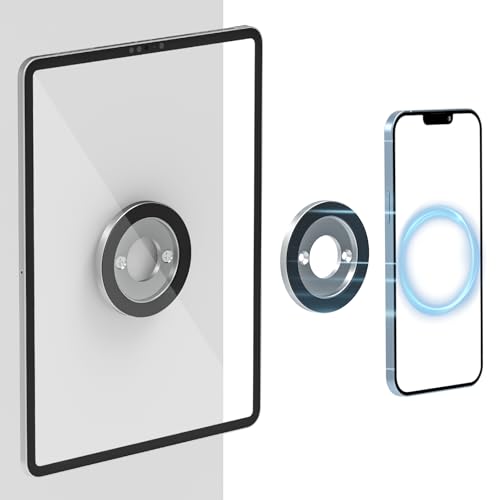 Adhesive Magnetic Tablet Wall Mount Holder - [2-Pack] Sticky Wall Magnetic Tablet Mount for Shower...