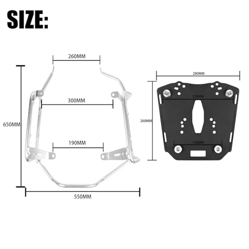 Support sacoche VOGE 900DS pour sécuriser vos bagages et valises - 7