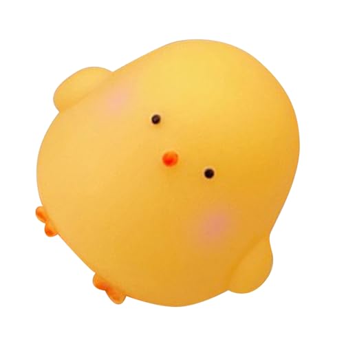 Lámpara de noche infantil silicona diseño pollito amarillo miniatura 4