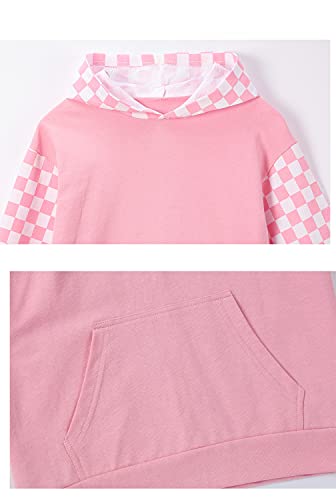 Image of Deeorla Little Boys Girls Cotton Tie Dye Hoodies Long Sleeve Pullover Sweatshirts for Big Kids 5-15Years