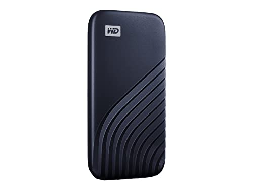 Image of WD 2TB My Passport SSD Portable External Solid State Drive, Blue, Sturdy and Blazing Fast, Password Protection with Hardware Encryption - WDBAGF0020BBL-WESN