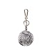 miss fong Pom Pom Keychain Puff ball keychain Fluffy Pom Poms Keychain Accessories for Women, Puff Ball Fur Ball Bag Charm(Small Grey)