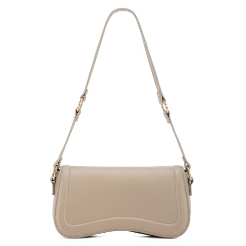 LA TERRE Shoulder Bag for Women Y2K Trendy Underarm Purse Saddle Bag