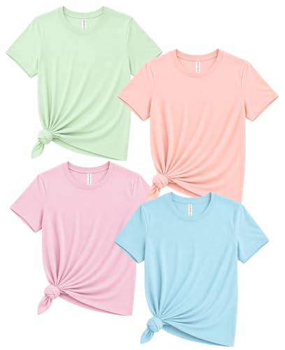 Image of Sleepynuts Women's Plain Round Neck Regular Fit Half Sleeve Cotton T Shirt