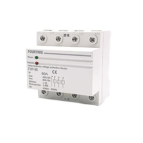 Récupération automatique triphasée 380V protection sous-tension 60A