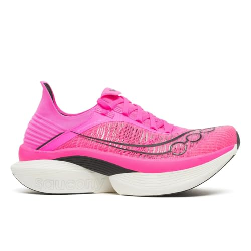 Image of Saucony Unisex Endorphin Elite 2 Running Shoe, Shock /Black, 6