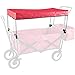 Carrello Pieghevole Tendalino - Sole Protezione da Pioggia e Sole Carrello Portatile Accessori Carrello Tendalino - Tende da Sole carrelli da Campeggio all'aperto Copertura
