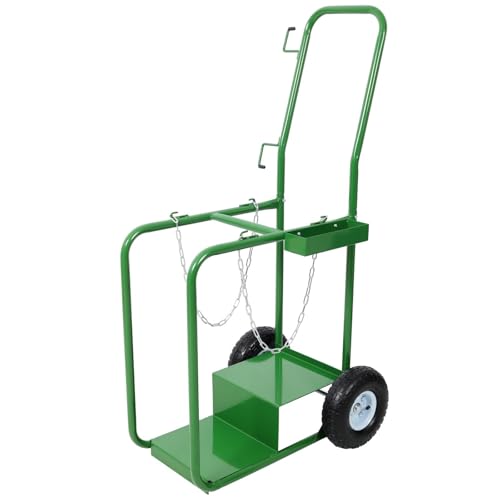 Carretilla para cilindros con ruedas neumáticas 440 lbs miniatura 1