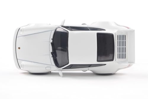 Modelo a escala 1:43 Porsche 911 RS 3.8 blanco 1994 miniatura 6