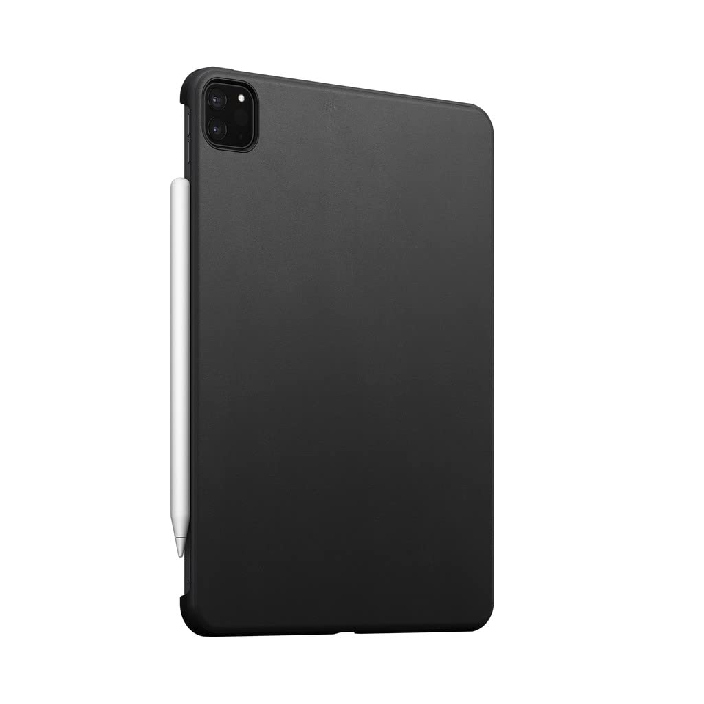 NOMADModern Case Robust Protective Case Made Genuine Leather Compatible with the iPad Pro 12.9 Inch in Black