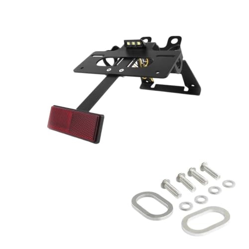 Support de plaque d'immatriculation moto NT1100 rigide et inclinable