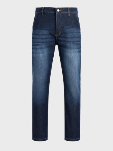 Image of THE INDIAN GARAGE CO Men Slim Fit Solid Mid-Rise Jeans