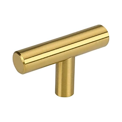 LONTAN 10 Pack Gold Drawer and Cupboard Knobs Cover